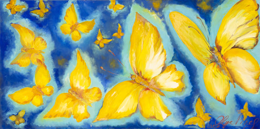 Gold Butterflies. Freedom to Ukraine